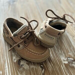 Sperry Toddler Brown Boat Shoes SIZE 6